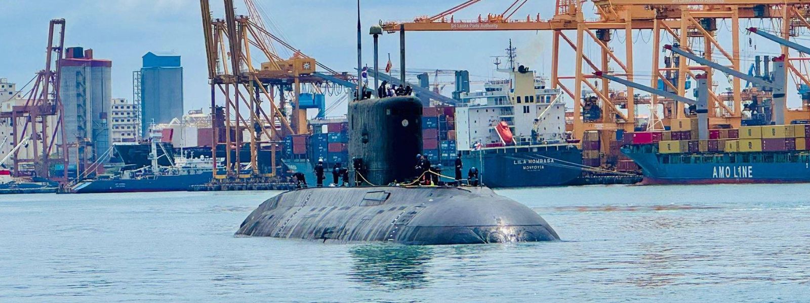 INS Sindhukesari Docks at Colombo